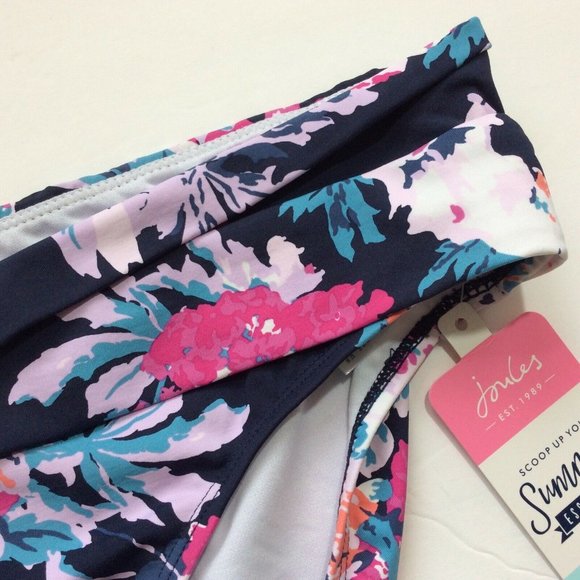 Joules Swim Joules Belle Bikini Swim Bottoms Navy Floral Poshmark